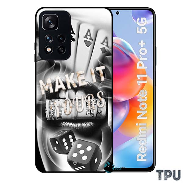 направи дизайн за redmi note 11 pro plus 5g , направи си свой кейс редми ноте 11 про плюс